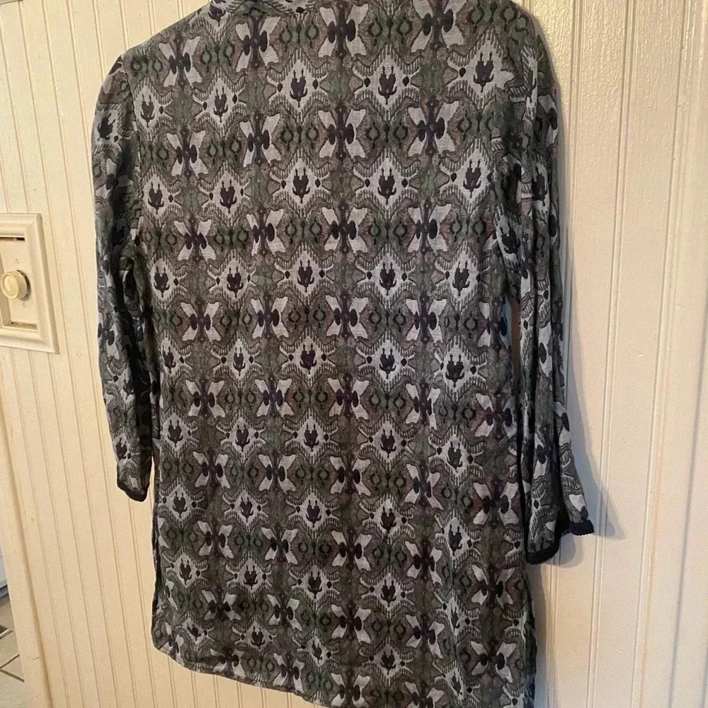 Tory Burch 100% linen tunic